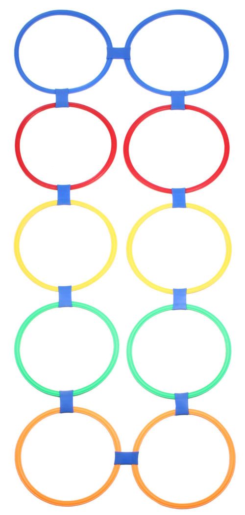 Agility Circles preskakovacie obruče, nastaviteľné