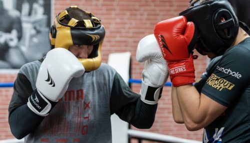 Boxerské rukavice CRAB - prírodná koža - Image 8