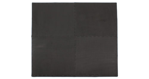 Fitness podložka 1cm - 4ks, čierna - Image 3